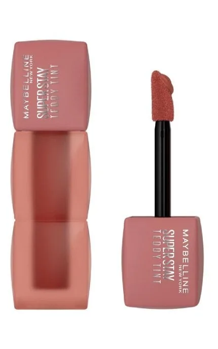 Стійка матова помада-тінт для губ Maybelline New York Super Stay Teddy Tint 100 Kitten Heel 5 мл