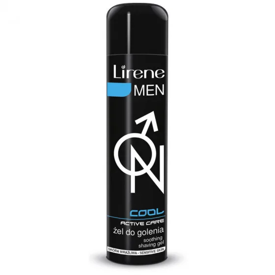 Lirene Men Cool Soothing Shaving Gel - Гель для гоління для чутливої ​​шкіри