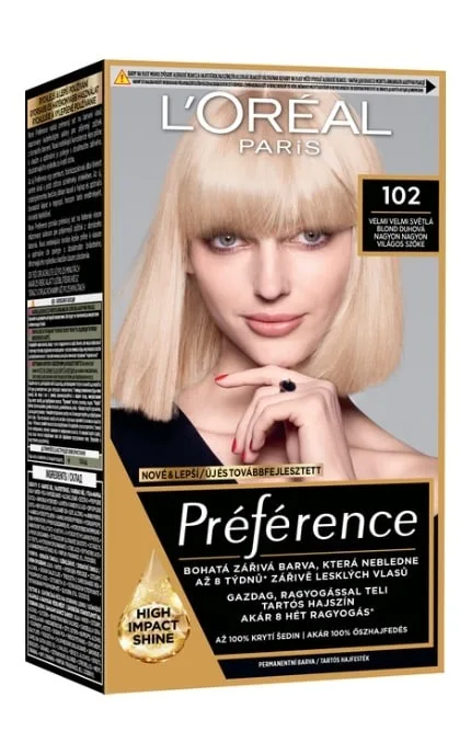 Стійка фарба для волосся L'Oreal Paris Preference 102 Iridescent Pearl Blonde