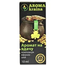 Композиція ефірних олій AromaKraina Аромат на вдачу 10мл