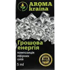 Композиція ефірних олій AromaKraina Грошова енергія 5мл