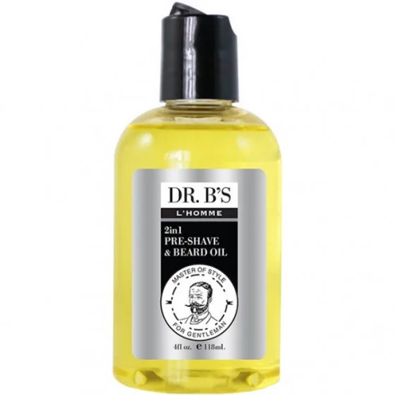 Dr. B’s L’Homme Pre-Shave & Beard Oil - Масло для бороди і гоління