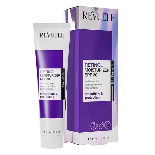 Крем для обличчя Revuele Retinol, зволожуючий, денний, SPF30, 40 мл