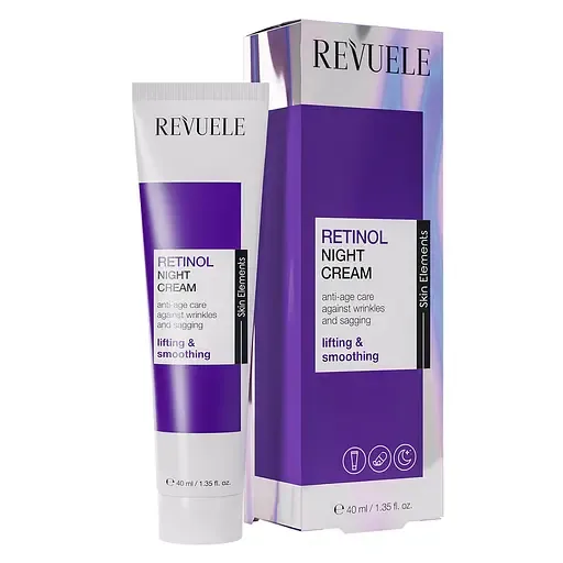 Крем для обличчя Revuele Retinol, нічний, 40 мл