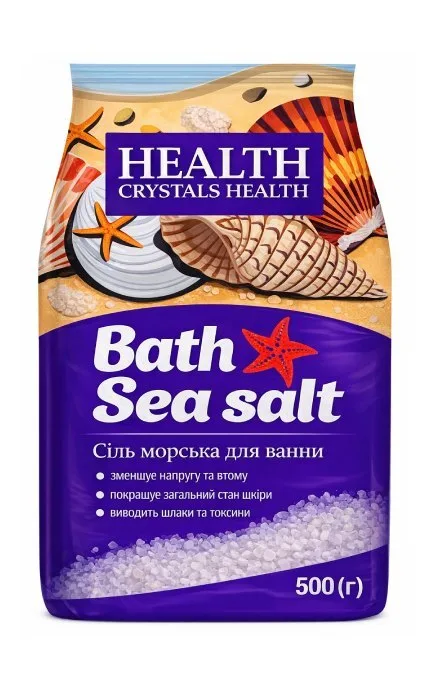 Сіль морська для ванн Crystals Health