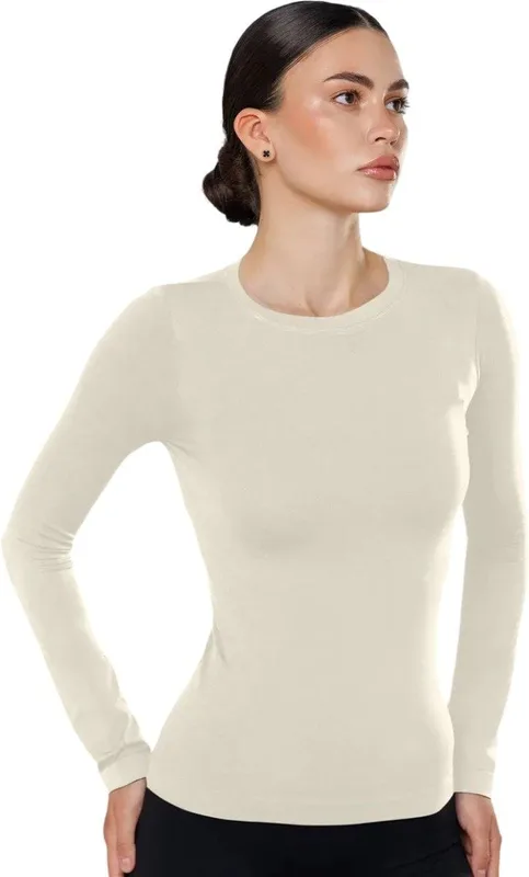 Лонгслів Giulia Longsleeve безшовний розмір L/XL 01 vanilla