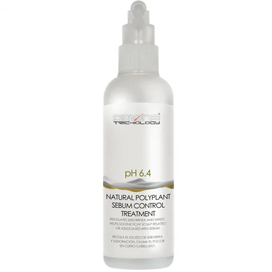 Simone Trichology Natural Polyplant Sebum Control Treatment - Себорегулюючий лосьйон Хербі Жирність