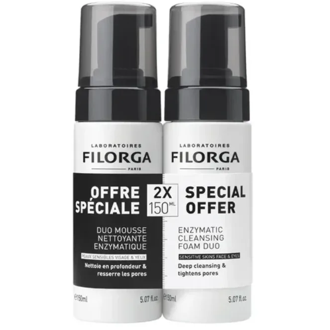 Набір Filorga Duo Skin-Prep ензимних очищувальних мусів 2х150 мл