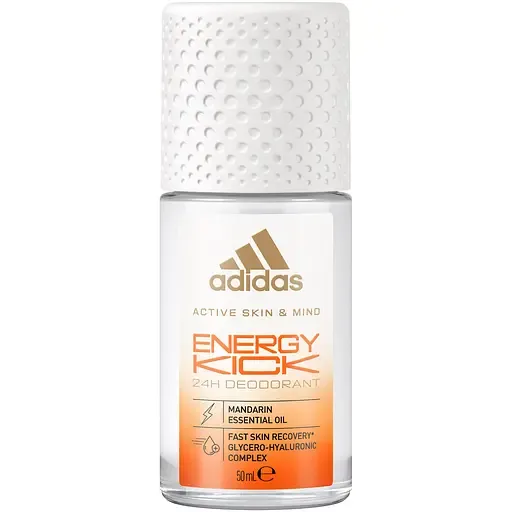 Дезодорант-антиперспірант кульковий Adidas Energy Kick 24h 50 мл