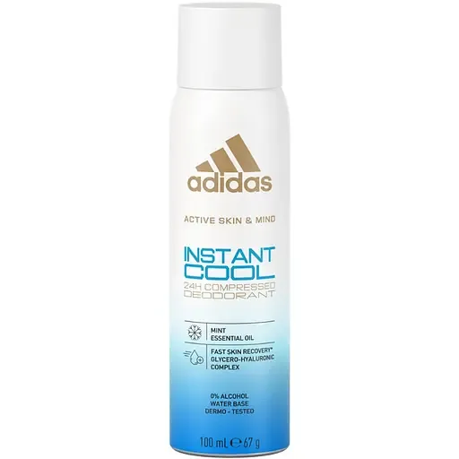 Дезодорант-антиперспірант Adidas Instant Cool 24h, 100 мл