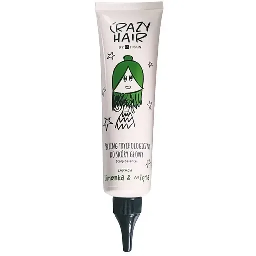 Пілінг трихологічний для шкіри голови HiSkin Crazy Hair Лайм та м'ята, 100 мл