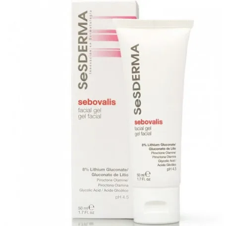 Sesderma Sebovalis Face Gel - Гель для обличчя проти себореї