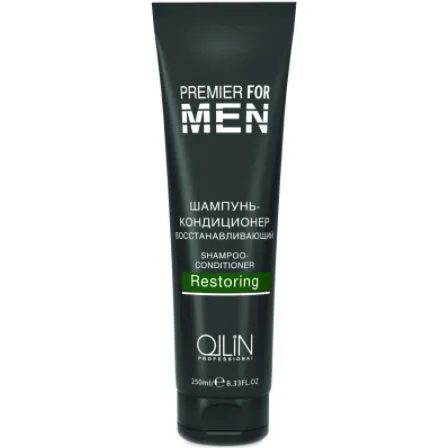 OLLIN Premier For Men Shampoo-Conditioner Restoring - Шампунь-кондиціонер відновлюючий