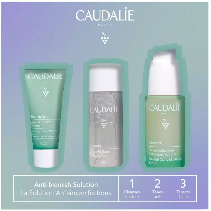 Набір Caudalie (Кодалі) Vinopure Spring Set 1,2,3