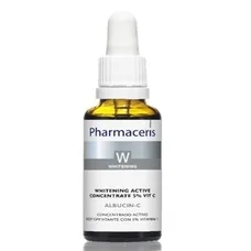 Концентрат Pharmaceris W Albucin Відбілюючий активний для обличчя 5% вітаміну С 30мл