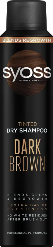 Сухий шампунь з тонуючим ефектом SYOSS Dark Brown 200 мл