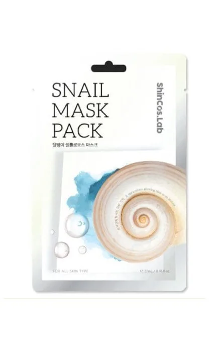 Тканинна маска ShinCos.Lab Snail Mask Pack 27 мл