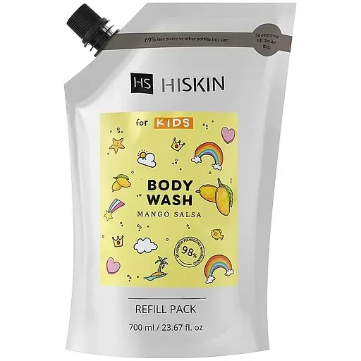 Дитячий гель для душу HiSkin Kids Манго сальса, дойпак, 700 мл