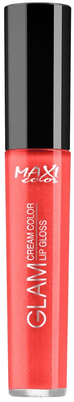 Блиск для губ MAXI color Glam Cream Colorr №11 Сицілійський апельсин 8 мл