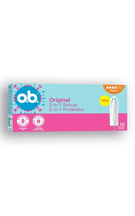 Тампони жіночі гігієнічні o.b. Original Super 16 шт