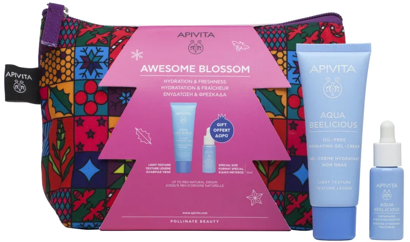 Набір Apivita (Апівіта) Aqua Beelicious з легкою текстурою для зволоження шкіри