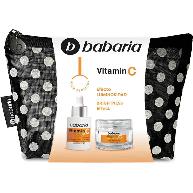 Набір Babaria (Бабарія) Вітамін C (крем 50 мл + сироватка 30 мл + косметичка)