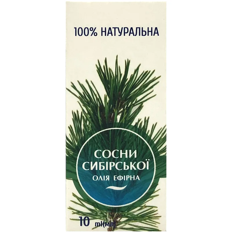 Олія ефірна Сосни сибірської флакон 10 мл Вертекс