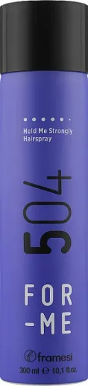 Framesi For-Me 504 Hold Me Strongly Hairspray - Лак неаерозольний для волосся сильної фіксації
