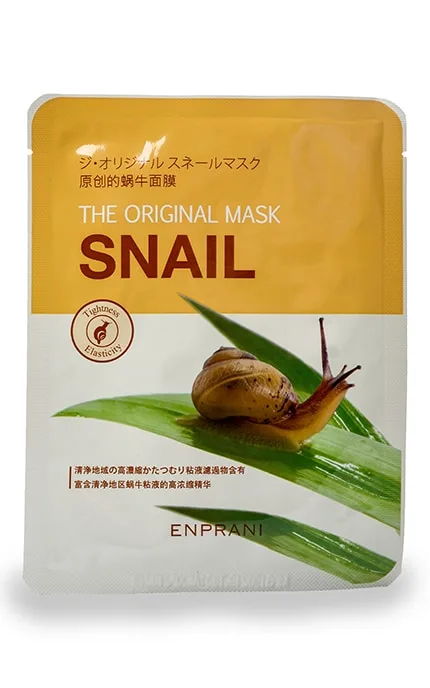 Тканинна маска для обличчя Enprani Snail 1 шт