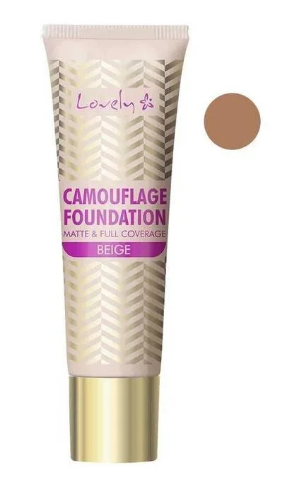 Тональна основа Lovely Matte & Full Coverage Camouflage