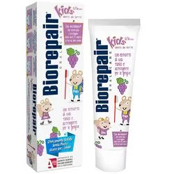 Дитяча зубна паста "Веселе мишеня" виноград Biorepair Kids Milk Teeth