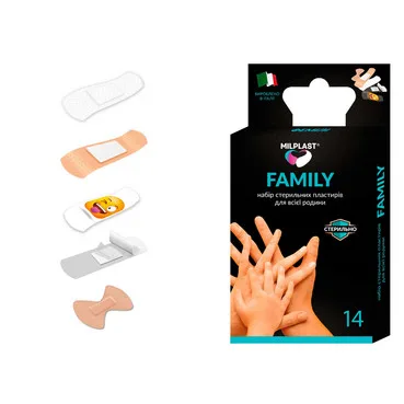 Набір універсальних пластирів для всієї родини Milplast Family