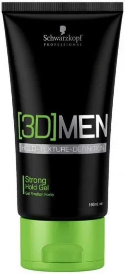 Schwarzkopf Professional 3D Men Strong Hold Gel - Гель для волосся сильної фіксації