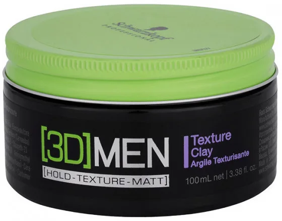 Schwarzkopf Professional 3D Men Texture Clay - Текстуруюча глина для волосся