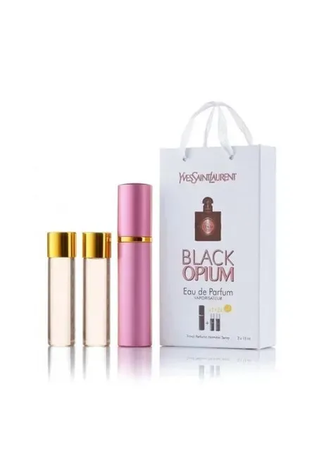 Жіночий східний парфум Yves Saint Laurent Black Opium 3x15ml - Trio Bag No Brand (388482237)
