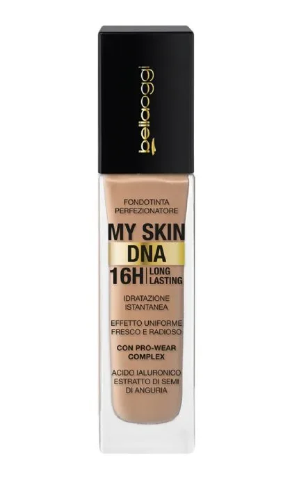Тональна основа для обличчя Bellaoggi My Skin DNA 16H 15C - Golden Sand 34 г