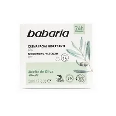 Крем Babaria зволожувальний для обличчя з олією оливи SPF15 50мл