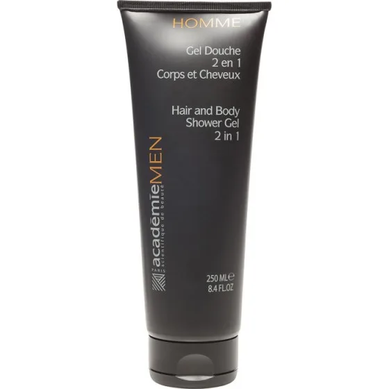Academie Men Gel Douche 2 en 1 Corps et Cheveux - Гель-душ 2 в 1 для тіла і волосся