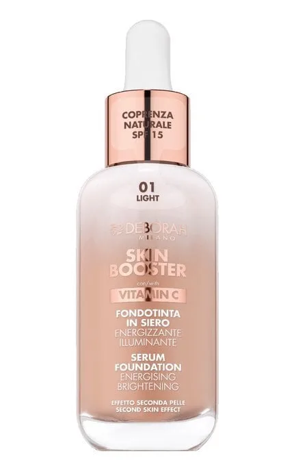 Тональна сироватка Deborah Skin Booster Serum Foundation Vitamin С SPF15