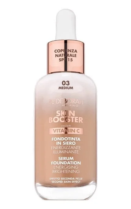 Тональна сироватка Deborah Skin Booster Serum Foundation Vitamin С SPF15