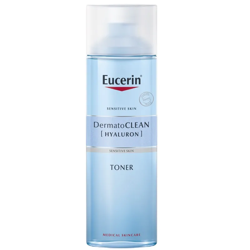 Тонік Eucerin (Юцерін) DermatoClean Hyaluron очищуючий для чутливої шкіри всіх типів 200 мл