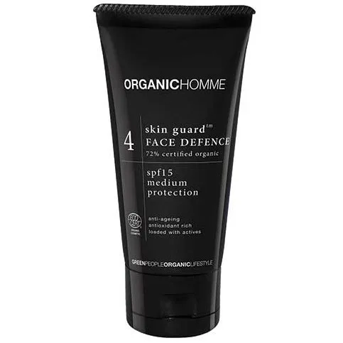 Green People 4 Skin Guard SPF15 Face Defence - Сонцезахисний крем для обличчя SPF15 для чоловіків