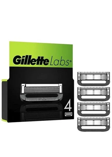 Змінні картриджі для гоління (леза касети) чоловічі Gillette Labs касети