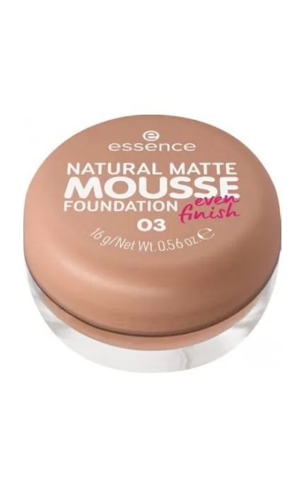 Тональна основа мус Natural Matte Mousse Foundation