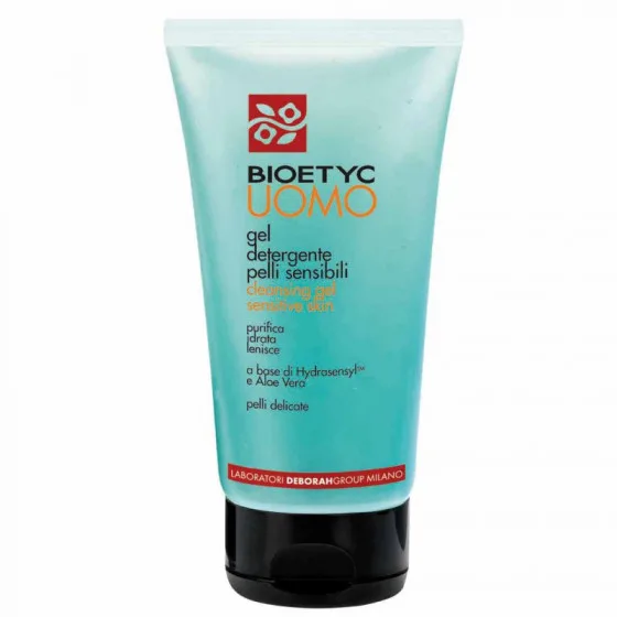 Deborah Bioetyc Uomo Cleansing Gel For Sensitive Skin - Очищующий гель для чутливої ​​шкіри обличчя для чоловіків
