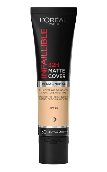 Тональний крем L`Oreal Paris Infaillible 24h Матове покриття 130 Натуральний бежевий 30 мл