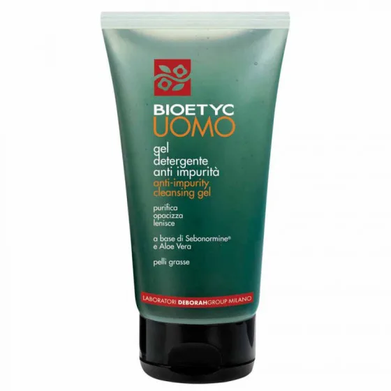 Deborah Bioetyc Uomo Anti-Impurity Cleansing Gel - Очищующий гель для жирної шкіри обличчя для чоловіків