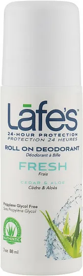 Lafe's Roll On Deodorant Fresh Cedar & Aloe - Роликовий дезодорант "Кедр та алое"