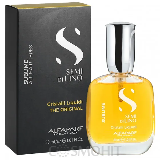 Alfaparf Semi di Lino Diamond Cristalli Liquidi - Флюїд для термального захисту волосся