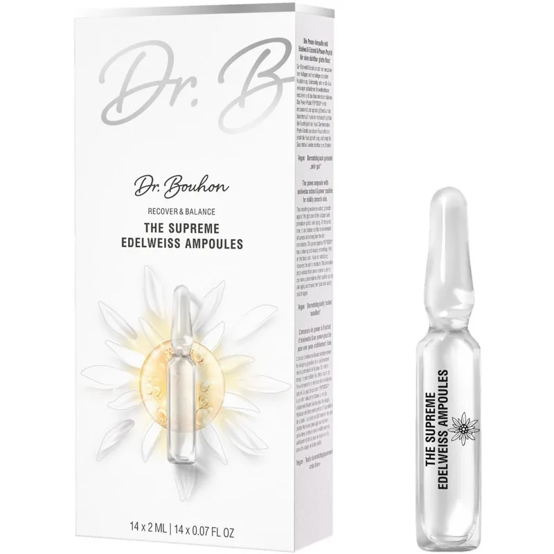 Ампули Dr.Bouhon (Др.Бухон) Recover & Balance для обличчя з екстрактом едельвейсу 14 шт. х 2 мл
